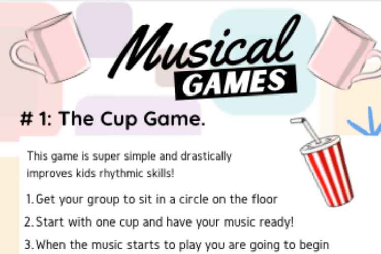 Primary Rhythm Game / The Cup Game!