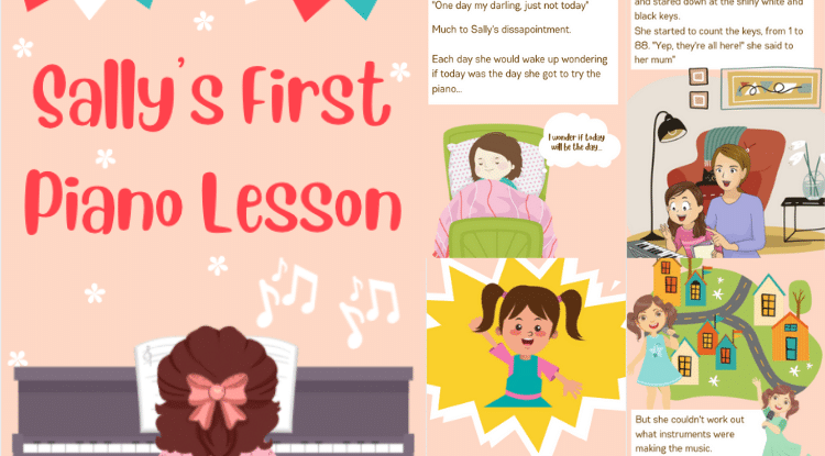 Fun KS1 Music Lesson - Sally's First Piano Lesson