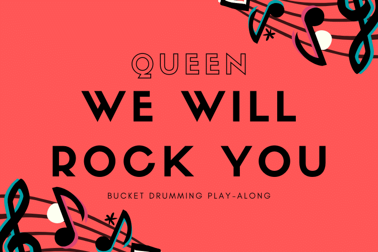 We Will Rock You Bucket Drumming PlayAlong // The Musical Me