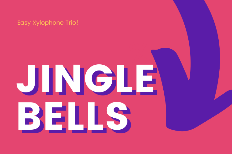 Jingle Bells On Xylophone (Easy Trio Music) // The Musical Me